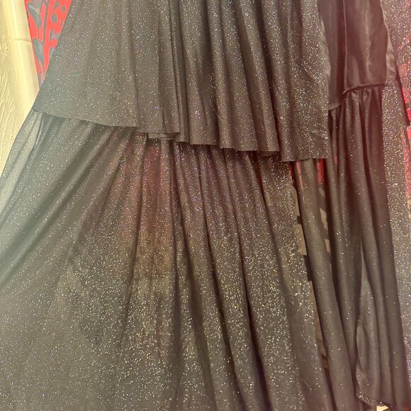 For Love & Lemons “Juni” Maxi Dress – Shimmer Black Strapless NWT ✨ - Picture 12 of 16